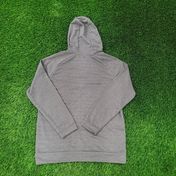 NIKE Dri-Fit Training Zip Hoodie M/L 22x28 Swoosh Embroidered Tech-Fleece - Picture 2 of 16